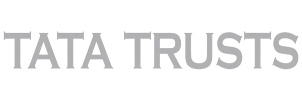 Tata Trusts logo featuring the wordmark Tata Trusts in bold red capital letters.
